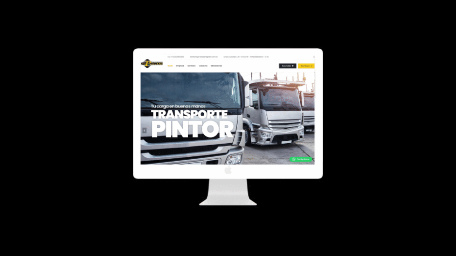 Web Corporativa Transporte Pintor - Impulso Websites