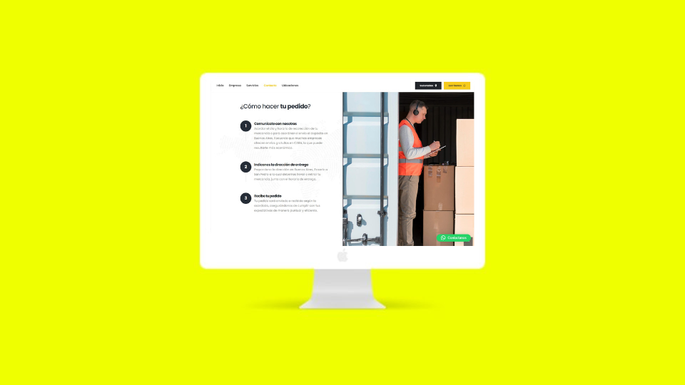 Sitio Web Empresa de Transporte y Mudanzas