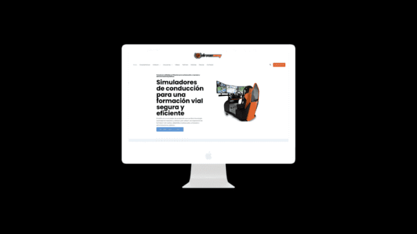 Web corporativa con blog Drive Simulator - Impulso Websites